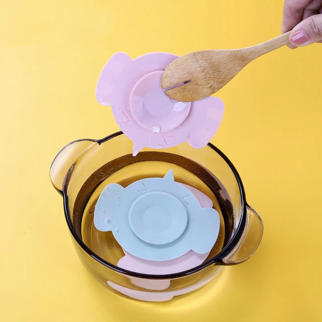 Anti-tipping double-sided suction cup baby tableware fixed bowl sticker silicone