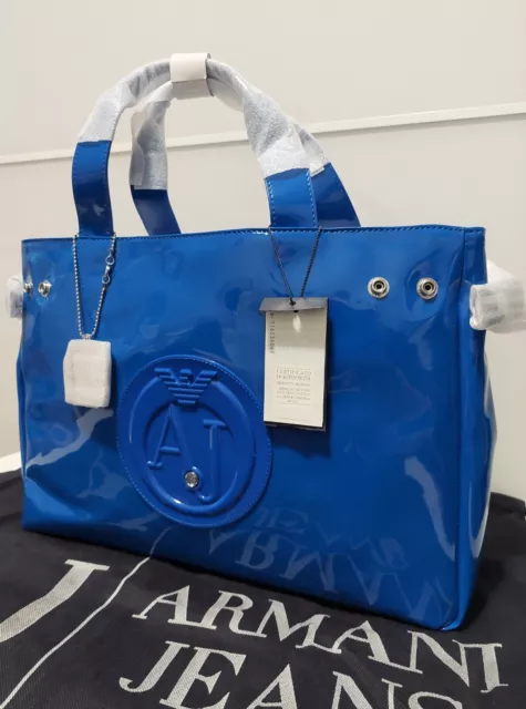 Shopping bag armani deals jeans in vernice prezzo