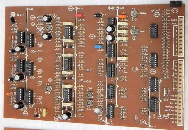 Wersi  Wersivoice WV-7 Platine Analoge Rotor Chorus Effekte mit BBD ICs