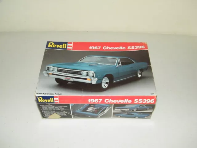 REVELL 1967 CHEVELLE SS396 MODEL KIT 1:25 In Box Big Block Model Car Muscle Car