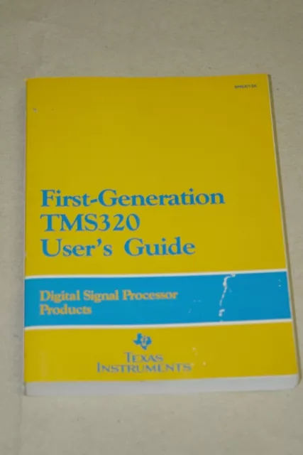 TI Texas Instruments TMS320 DSP Digital Signal Processor Products Book SPRU013A