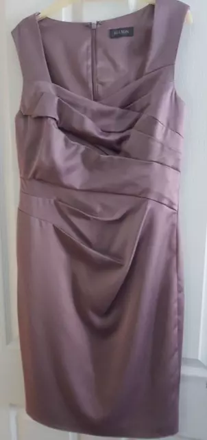 Worn Once Alexon Dress Size 10 Champagne/Bronze Colour - Sold In Aid Of BCRT