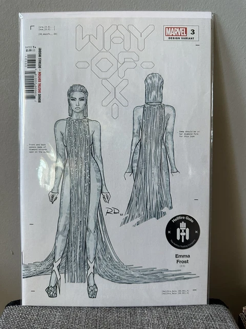 Way Of X 3 1:50 Russell Dauterman Emma Frost Design Variant X-Men Nm
