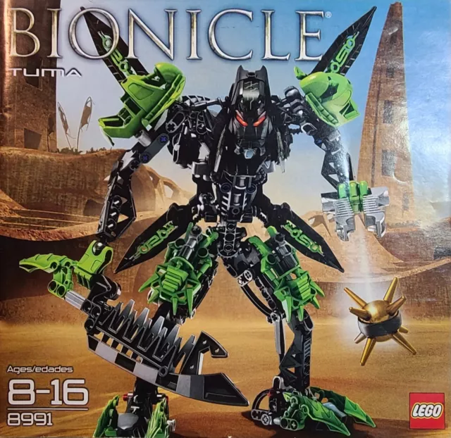 LEGO Bionicle (8991) ~ INSTRUCTIONS MANUAL Only Book ~ Tuma