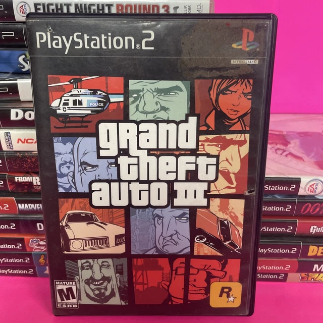 GTA III Grand Theft Auto 3 Sur PS2 (Playstation 2) Version PAL FR, Bon état