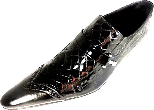 Original Chelsy Crocodile Patent Leather Shoes Italian Designer Slippers