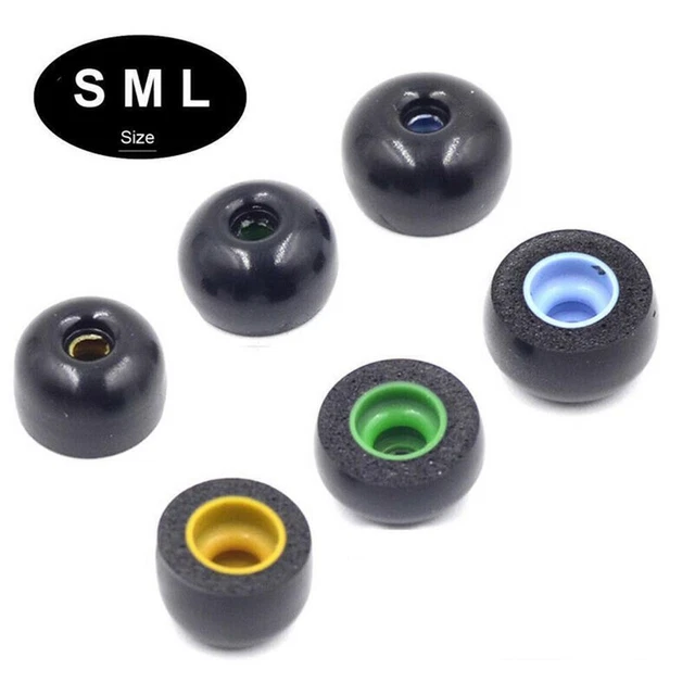 Memory Foam Ear Tips for Sony WF-1000XM4 Eartips WF-1000XM3 Anti-Slip Earbuds