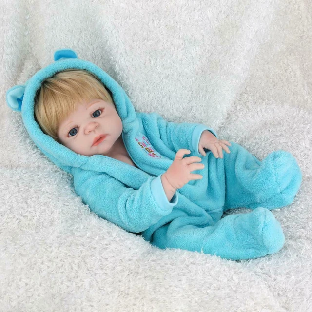 Reborn Baby Dolls Full Body Soft Vinyl Silicone Realistic Newborn Boy Doll Bath