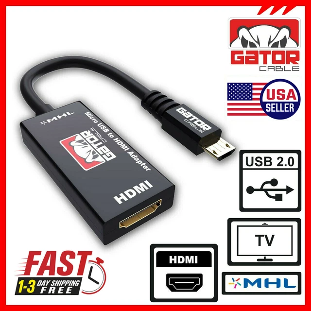 MHL MICRO USB to HDMI Adapter Converter Cable for Android Phone