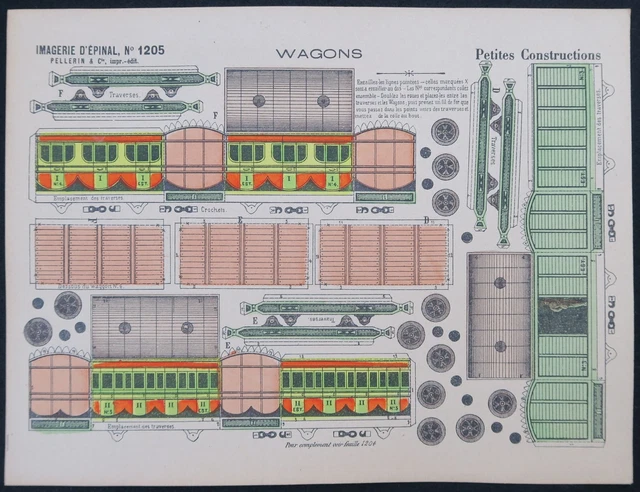 Pellerin Imagerie D'Epinal-Grand Theatre Nouveau No 1629 Palace Inv1749