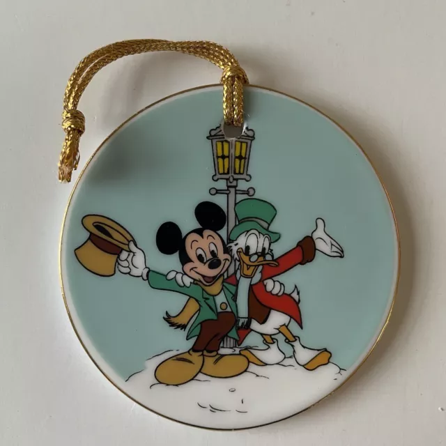 DISNEY PARKS MICKEY’S Christmas Carol Scrooge McDuck Ornament Walt