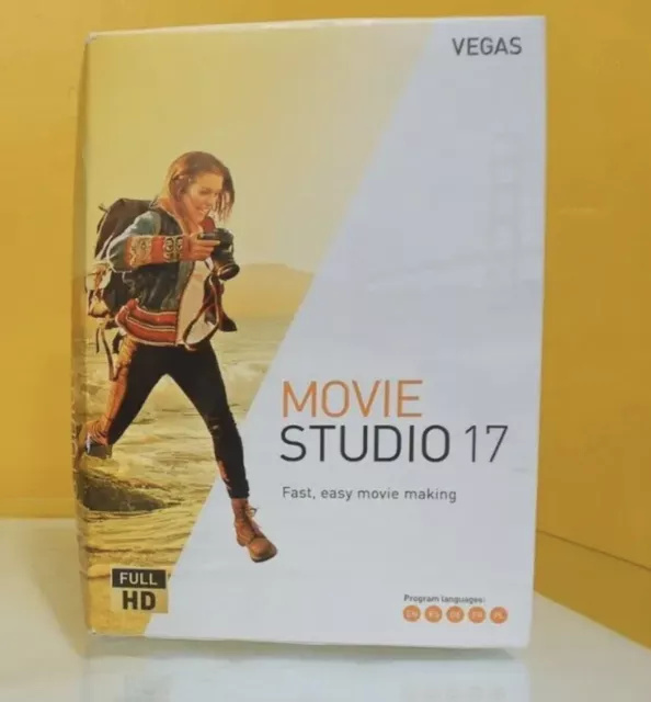 VEGAS Movie Studio 17 Fast, Easy Movie Making NEW, SEALED RETAIL BOX