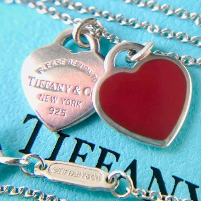 Red tiffany necklace store