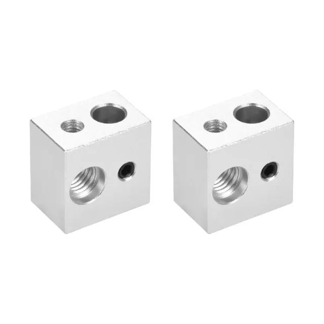 Aluminum Heater Block, Specialized for MK10 M7 1.75mm Filament 2pcs