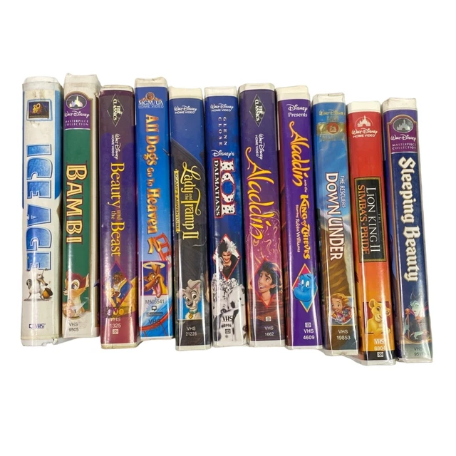 VINTAGE WALT DISNEY VHS Tapes Home Video Lot of 11 £14.22 PicClick UK