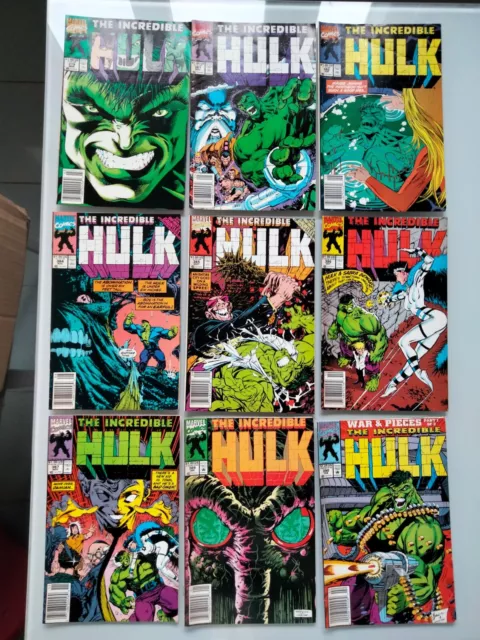 Lot 9 Comics VO Incredible Hulk vol.1 (1991+)