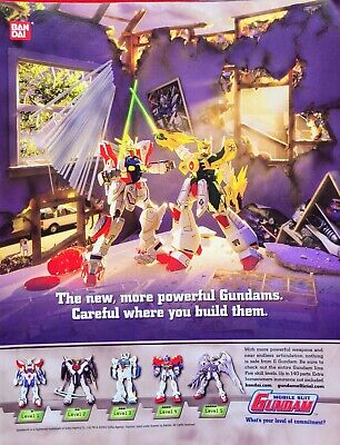 2002 BANDAI Mobile Suit GUNDAM Action Figures  = Promo Print AD