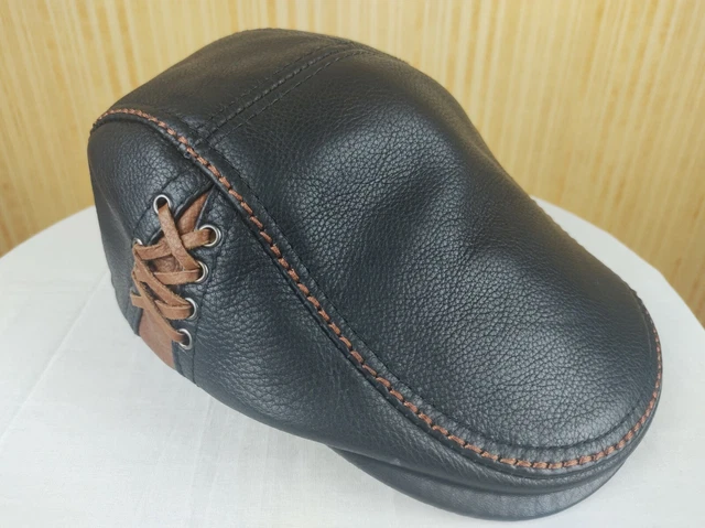 YAMEIZE Vintage Béret Casquette Plate Grille - Newsboy pour Hommes