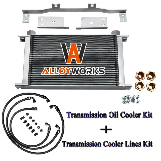 TRANSMISSION OIL COOLER& Lines Fit Chevy Silverado GMC Sierra 6.6L
