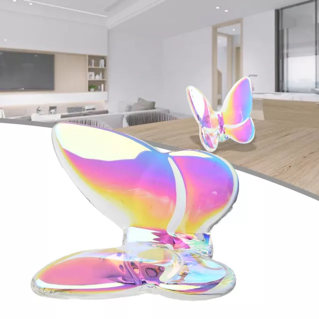 Beautiful Glass Crystal Butterfly Decoration Ideal for Table and Party Decor