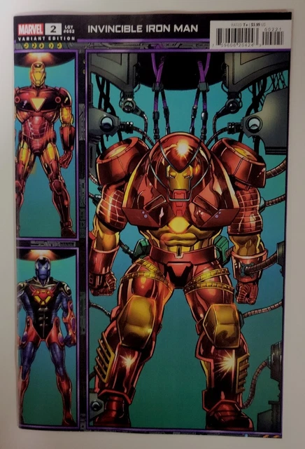 Invincible Iron Man #2 03/2023 Nm/Nm- Layton Connecting Variant Marvel Comics