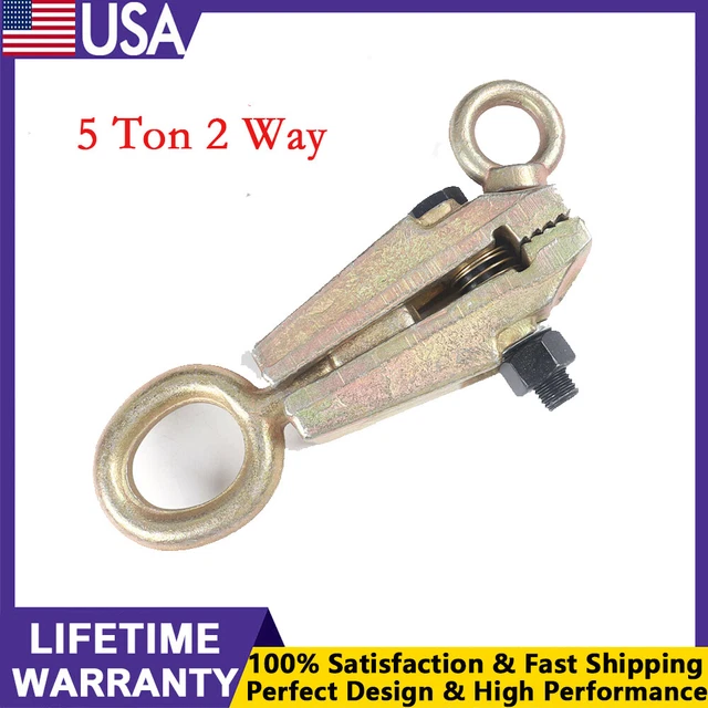 5 Ton 2 Way Auto Body Repair Tool Pull Clamp Frame Dent Puller Self-tightening