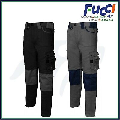 Pantaloni Bermuda da Lavoro Staccabile Uomo Multitasche Estivi Multistagione