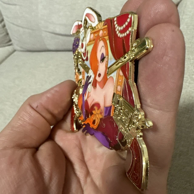 DISNEY WHO FRAMED Roger Rabbit Jessica Rabbit Jumbo LE fantasy pin With ...