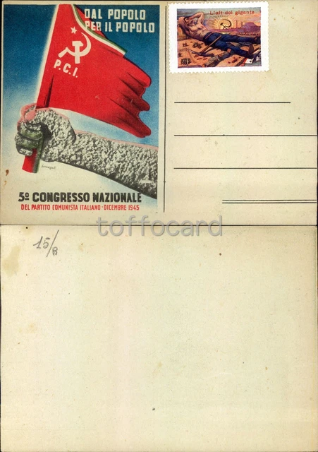 Politica Partito Comunista-53° Congresso 1945-Dal Popolo Per Il Popolo-C14-67