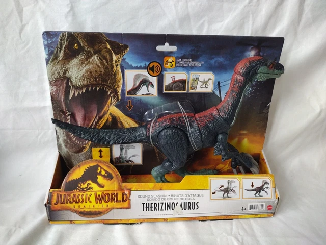 JURASSIC WORLD DOMINION Therizinosaurus Sound Slashing Dinosaur Figure ...