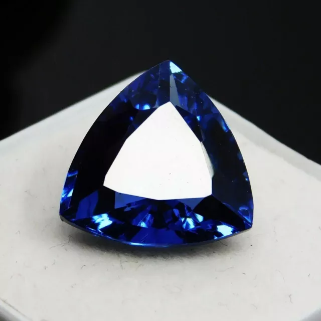 Natural Flawless BLUE Sapphire 8.30 Ct CERTIFIED Loose Gemstone TRILLION Shape