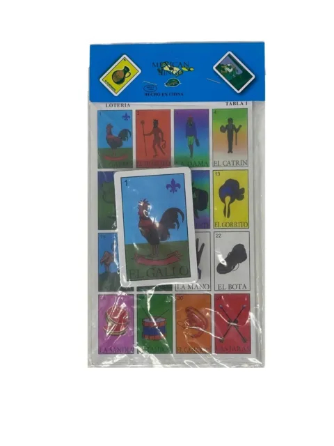 Loteria Mexican Bingo 10 Boards Authentic Authentic Don Clemente Gift Game Party