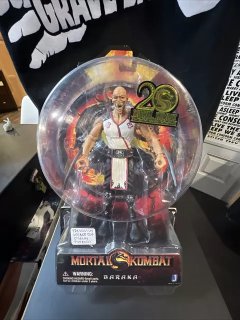 Mortal Kombat 20th Anniversary Baraka 6 Action Figure Jazwares