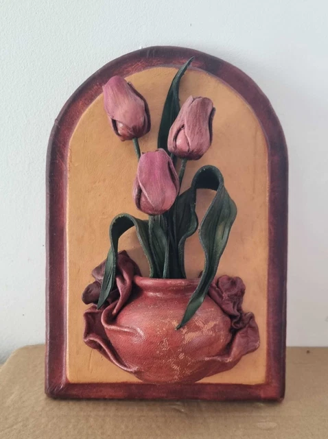 Tableau érotique En Relief – Femme à La Rose – Cadre Bois – 57x47 Cm