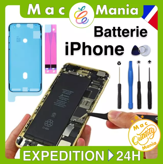 Batterie Iphone Interne 5Sc 6 6S 7 8 Se X Xr Xs 11 12 13 14 Pro Plus Max Mini🔋⭐