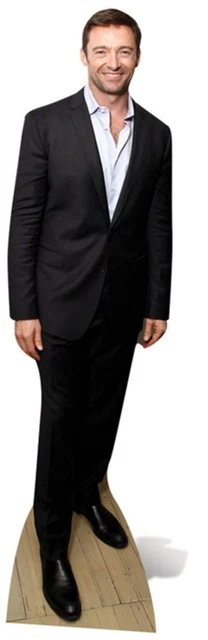 HUGH JACKMAN LIFESIZE CARDBOARD CUTOUT / Standee / Standup movie star ...