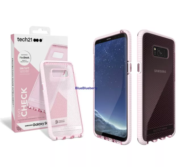 Tech21 Evo Check Active Edition Pure Clear Case for Samsung Galaxy S8+ Plus