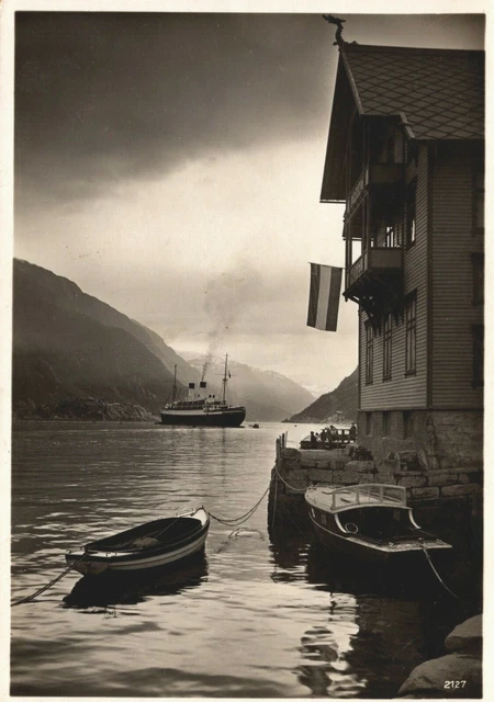 Norway Hardangerfjord Vestland Vintage RPPC BP6