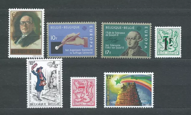 BELGIË BELGIQUE - 1982 YT 2047 à 2053 - TIMBRES NEUFS** MNH LUXE