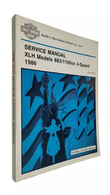 Harley-Davidson Service Manual XLH Models 883/1100cc 4-Speed Part No. 99484-86