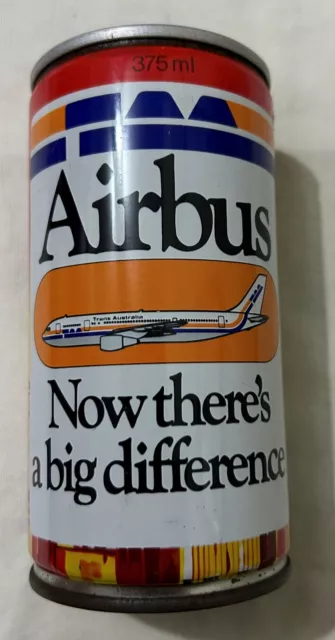 COLLECTIBLE BRISBANE BITTER TAA AIRBUS  375ml STEEL BEER CAN