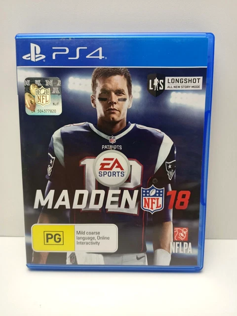 PS4 Sony Playstation 4 - Madden - NFL - 18 - Sports - Video Game - VGC - Free
