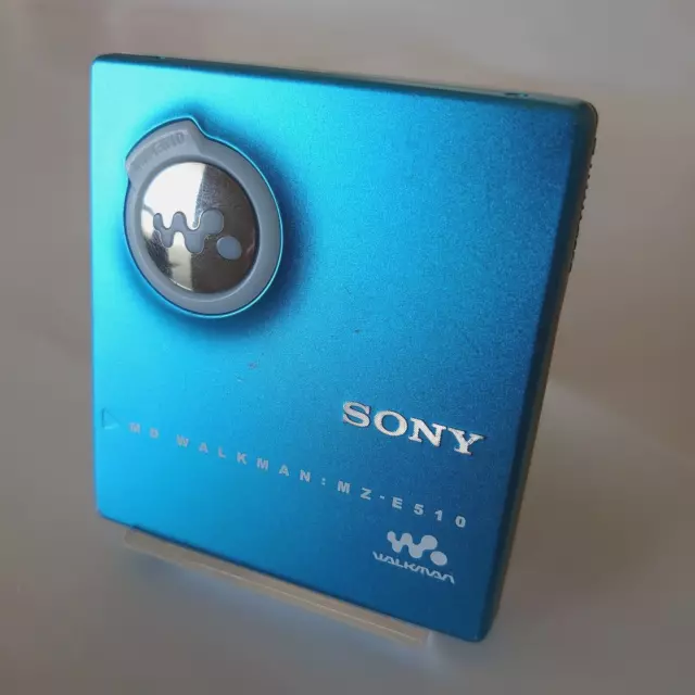 Sony MZ-E510 MiniDisc Player Blue NOT working - Spares Repairs Parts Only