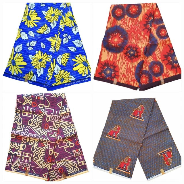 African wax print 6yards, ankara 6yards fabric, African fabric 6yards Polycotton