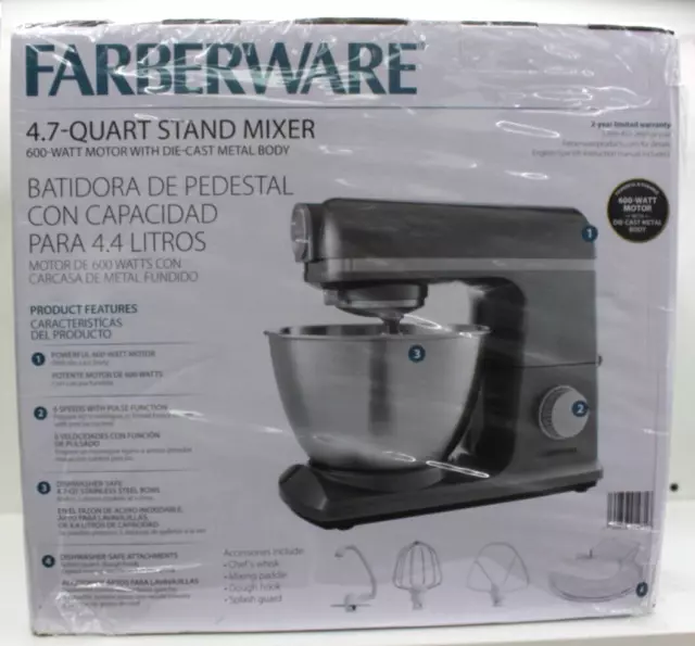 Farberware FSM126e Electronic Stand Mixer 16 Speed Mixer