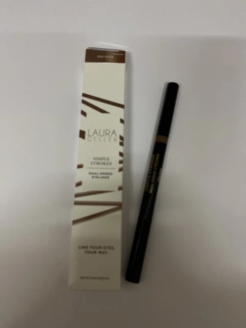 Laura Geller Eyeliner A Colpi Singoli Doppia Estremità~ Tonalità~ Bronzo ~Scatolato