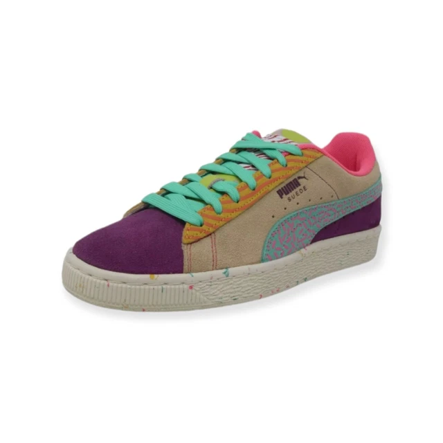 PUMA Camoscio Jr Ragazzi Moda Bambina Scarpe da Tennis Phoenix/Pallido Kaki 7C