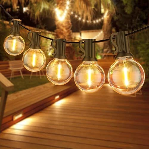 Guirlande Lumineuse Exterieure 18M Guirlande Guinguette LED avec E12 Plastiqu...