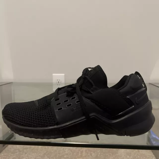Nike Free x Metcon 2 Cross Training Shoes Triple Black Mens Size US 9 Cross Fit
