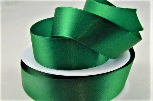 Eichenholz doppelseitiger Satin 15 mm x 25m smaragdgrün
